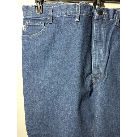 Carhartt Flame Resistant Relaxed Fit Jeans Straight Leg Size 52 x 30 Workwear - Picture 4 of 16